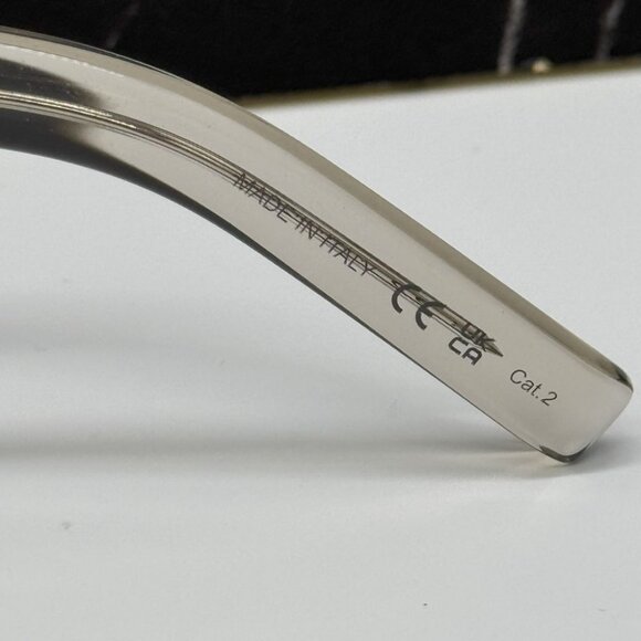 NEW SL402 018 SAINT LAURENT UNISEX BEIGE SQUARE SL 402 018 SUNGLASSES - Picture 5 of 7